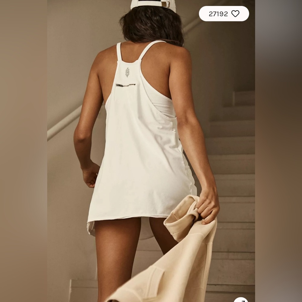Free People | Hot Shot Mini Dress NWOT | White - Picture 4 of 13